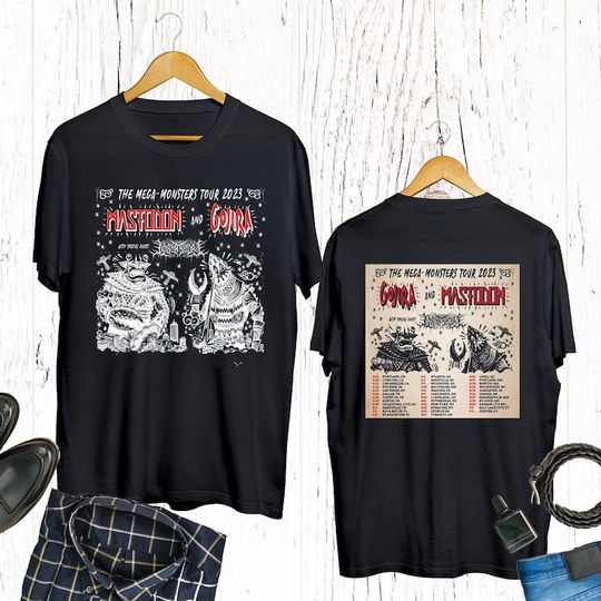 Discover 2023 Tour Shirt, Gojira and Mastodon: The Mega-Monsters Tour 2023
