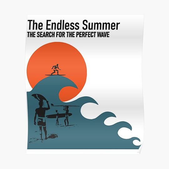 Discover Mens My Favorite Endless Summer Search Wave More Then Awesome Premium Matte Vertical Poster