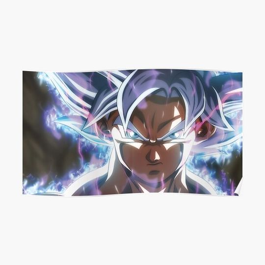 Discover Goku Ultra Instinct Power Premium Matte Poster