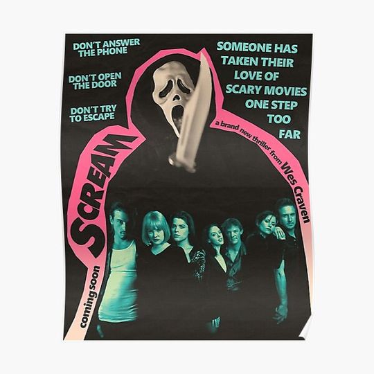 Discover Scream Movie Premium Poster