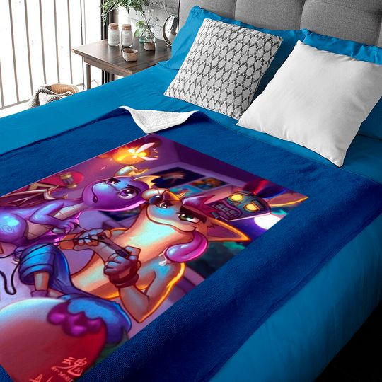 Discover Spyro vs Crash - Spyro - Baby Blankets