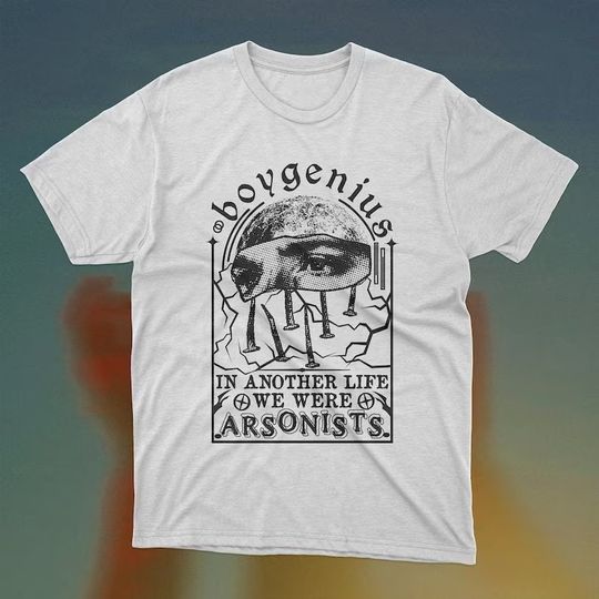 Discover Boygenius Shirt - Phoebe Bridgers Julien Baker Lucy Dacus Unisex T-shirt - Indie Rock - Female Queer T-shirt - The record - boygenius gothic