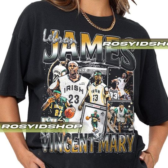 Discover Lebron James High School Team Vintage T-Shirt