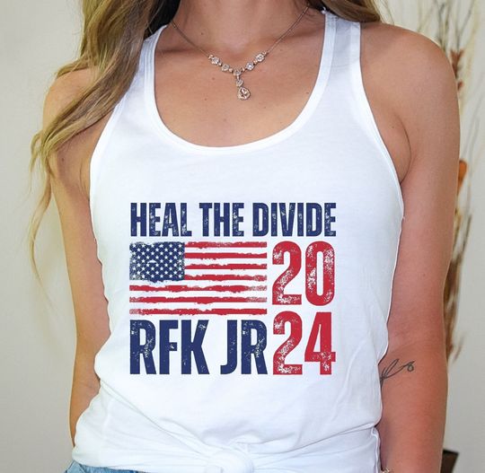 Discover RFK JR 2024 Tank Top, Kennedy Heal The Divide 2024 Tank