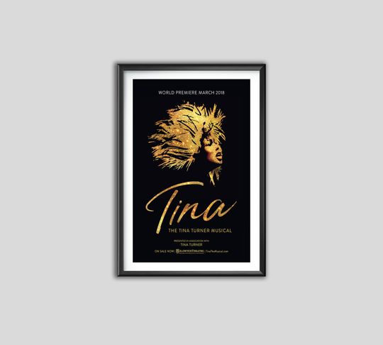 Discover Tina Turner Musical Theatre Poster, Canvas Wall Art, Wall Decor