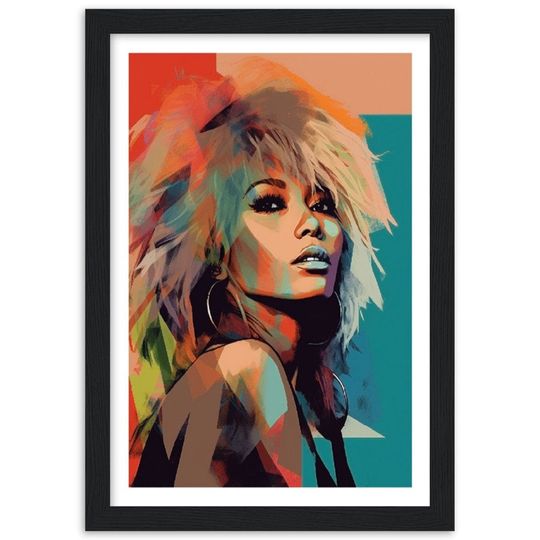 Discover Framed Pop Art Fashionista Tina Turner Art Print Poster