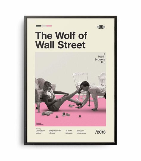 Discover The Wolf of Wall Street Posters, Vintage Movie Poster