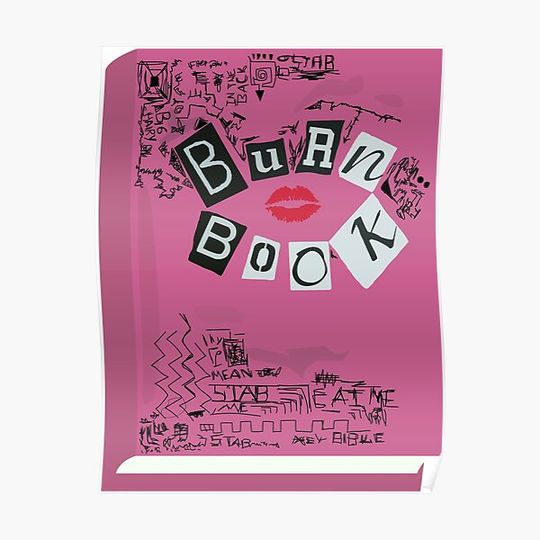 Discover Mean Girls - Burn Book Premium Matte Vertical Poster