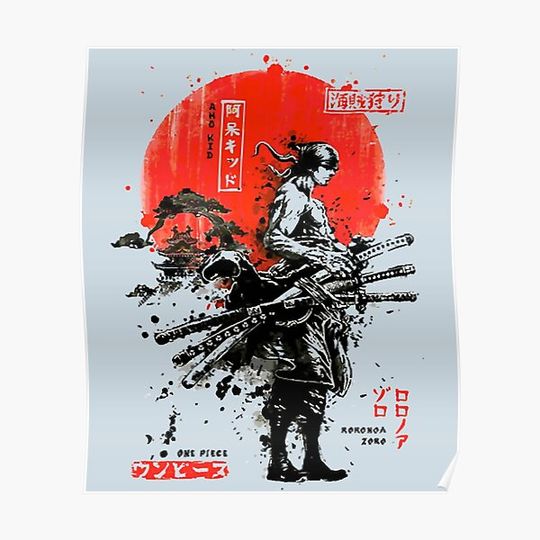 Discover Roronoa Zoro Premium Matte Vertical Poster