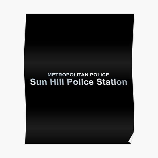 Discover Sun Hill Police Station Premium Matte Vertical Poster
