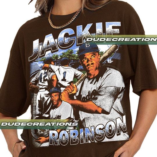 Discover Jackie Robinson Vintage T-Shirt