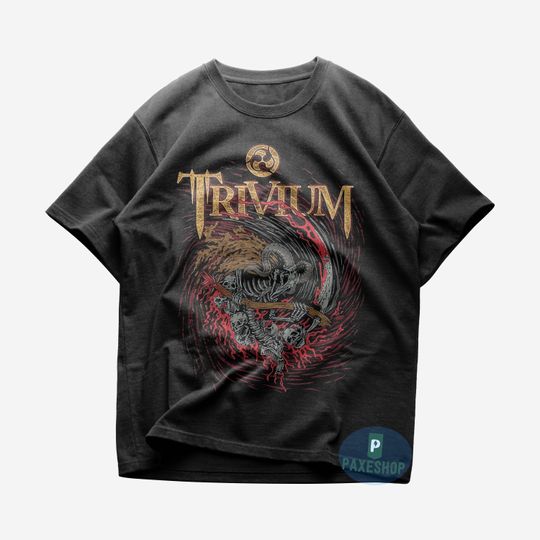 Discover Trivium T-shirt | Metal Music Shirt | The Heart From Your Hate | In Waves Album | Trivium Merch | Cotton Tee