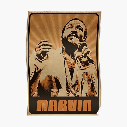 Discover Marvin Gaye Premium Matte Vertical Poster