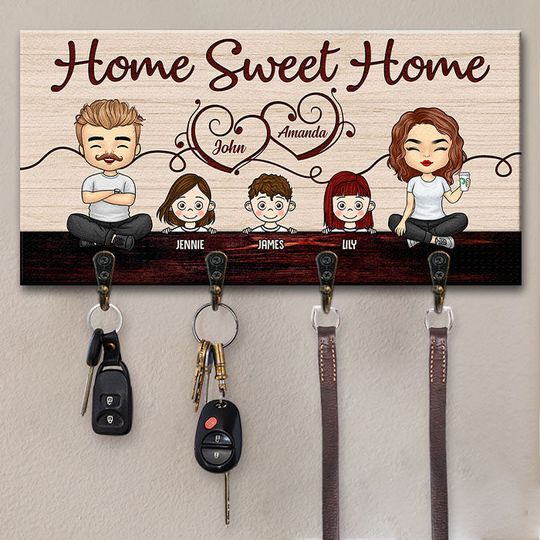 Discover Our Life Our Sweet Home - Personalized Key Hanger, Key Holder