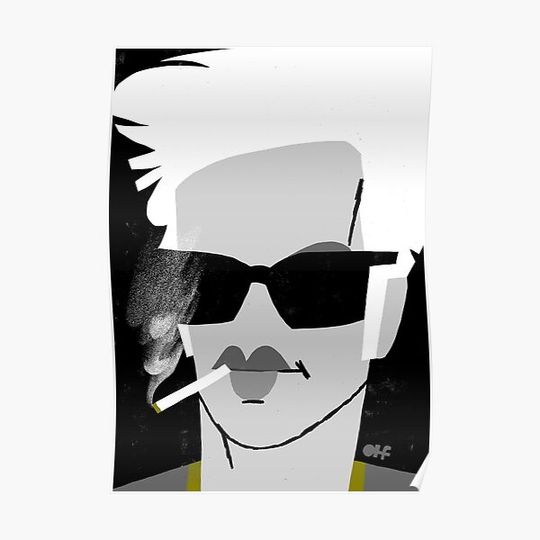 Discover Jim Jarmusch Portrait Premium Matte Vertical Poster