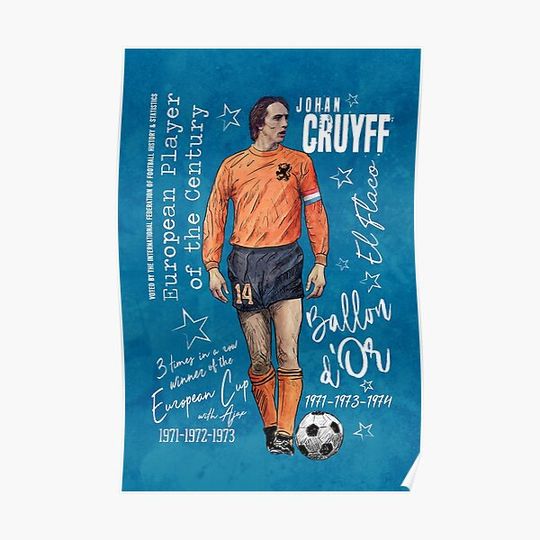 Discover El Flaco - Vintage White Premium Matte Vertical Poster