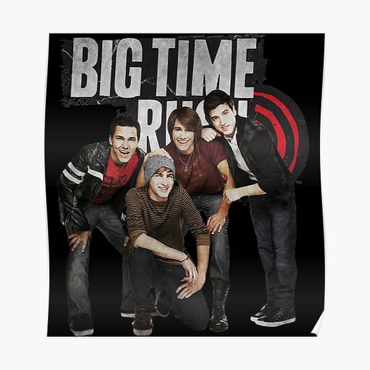 Discover Logo big time vinatge poster Premium Matte Vertical Poster