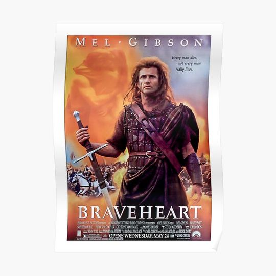 Discover Braveheart Movie poster Premium Matte Vertical Poster