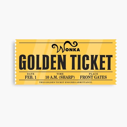 Discover Golden Ticket Canvas