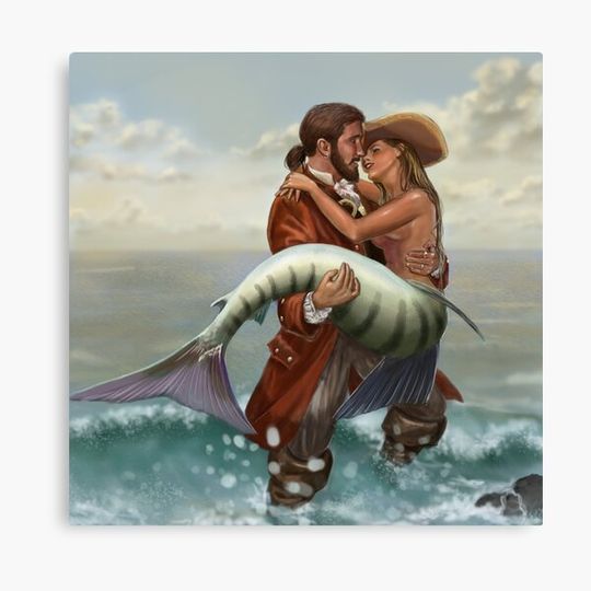 Discover Pirate and Mermaid. Canvas