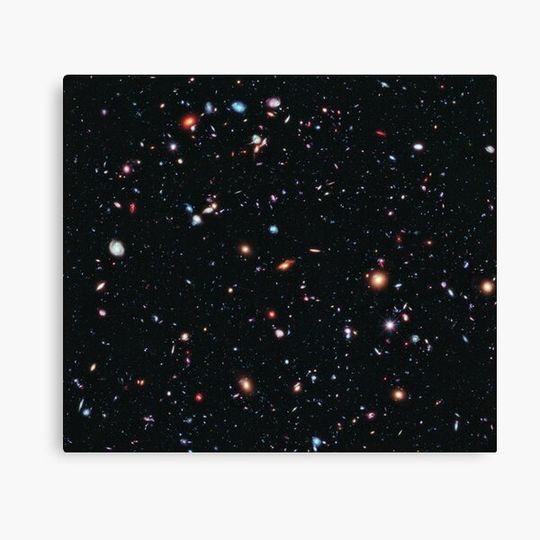 Discover Hubble Extreme Deep Field Image of Outer Space Canvas