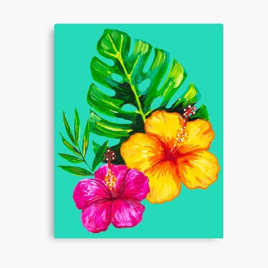 Discover Natural Wonders - The Hibiscus Canvas