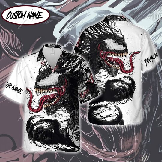 Discover Venom Hawaiian Shirt, Horror Hawaiian Shirt