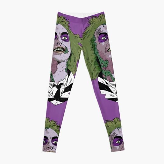 Discover Beetlejuice, Beetlejuice, Beetlejuice! Leggings