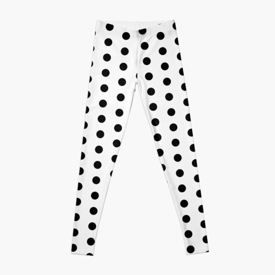 Discover Black polkadot Leggings