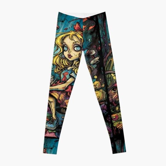 Discover Wonderland Alice Leggings