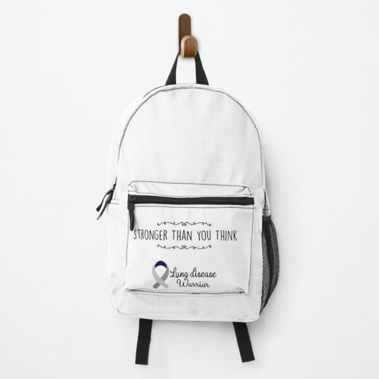 Discover Lung Disease Warrior, Lung Disease Awareness Backpack