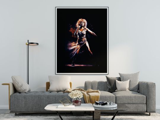 Discover Tina Turner Memorial, the Queen of Rock 'n' Roll poster