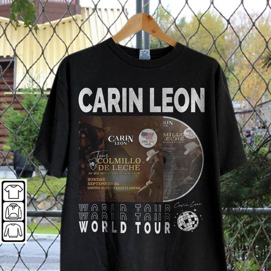 Discover Carin Leon Music Shirt,Y2K 90s