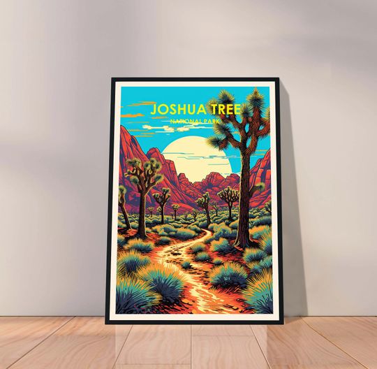 Discover Joshua Tree National Park Poster, Joshua Tree Poster