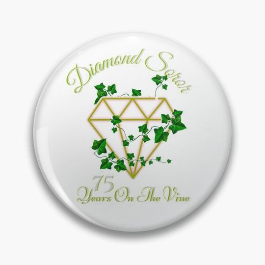 Discover Diamond Soror - 75 Years on the Vine | AKA Inspired Pin Button