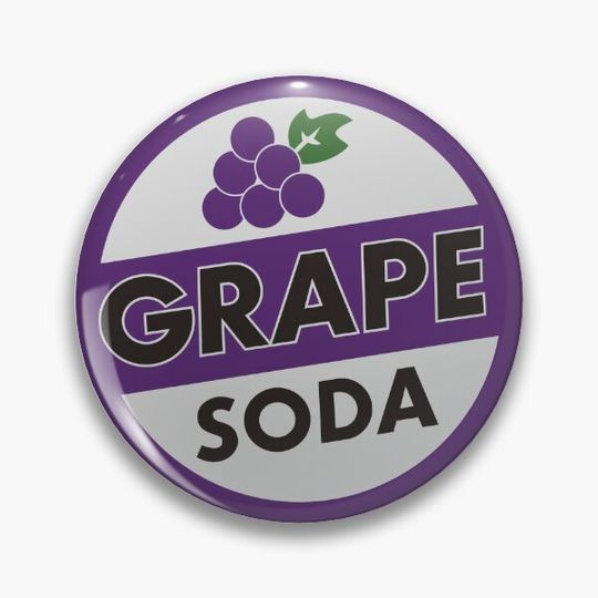 Discover Up - Grape Soda Badge Pin Button