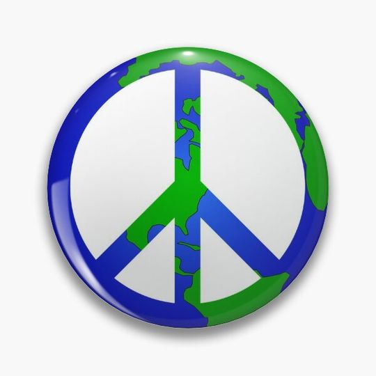 Discover Peace on Earth Pin Button