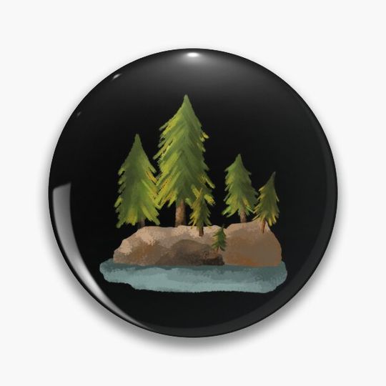 Discover Pine Island Pin Button