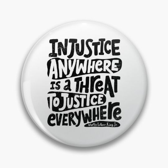 Discover Social Injustice Pin Button