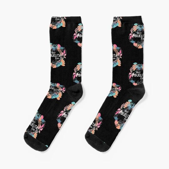 Discover Hispanic Grandmother Shirt Abuelita Tropical Flower Socks