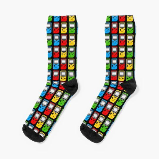 Discover Video game pattern Socks