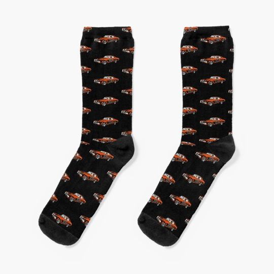 Discover The Dukes Of Hazzard  General Lee Socks