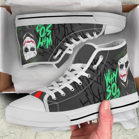 Discover Joker Fans Unofficial High Top Shoes, Custom Unisex Kids and Adult Shoes