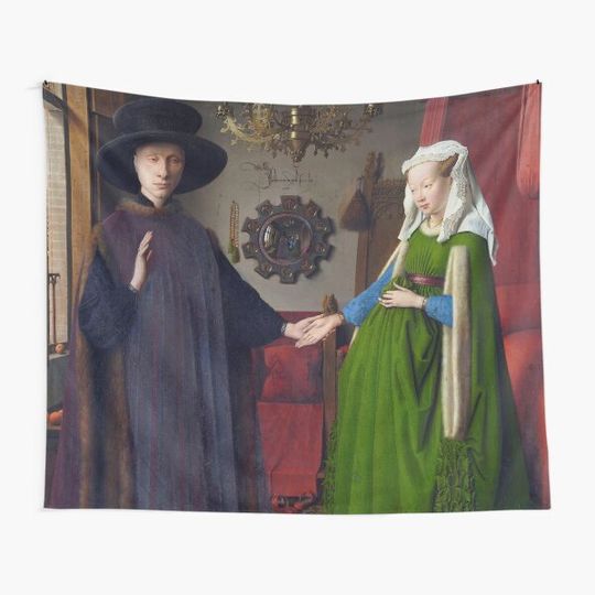 Discover Jan van Eyck-Arnolfini Portrait Tapestry