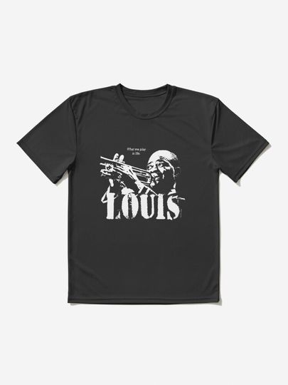 Discover Jazz Wisdom of Louis Armstrong (1-color) | Active T-Shirt