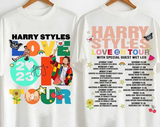 Discover Love On Tour 2023 2 Sides Tshirt, HS Love On Tour 2023, HS Concert, Harry House Shirt