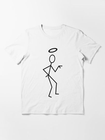 Discover The Saint Stick Figure (Black). | Essential T-Shirt