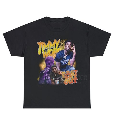 Discover Jimmy Wopo Vintage Bootleg Tee, First Day Out Vintage Graphic Shirt