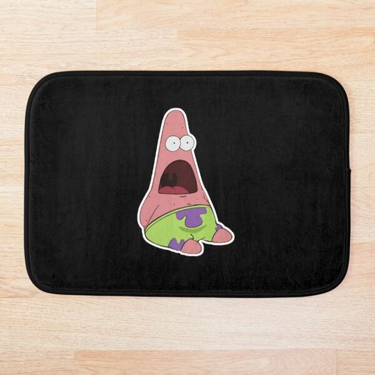Discover Surprised Patrick Bath Mat