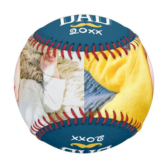Discover Fathers Day Personalized Pure Super Dad Baseball